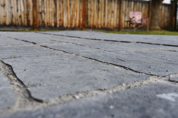 Sunken Patio Repair in Trenton